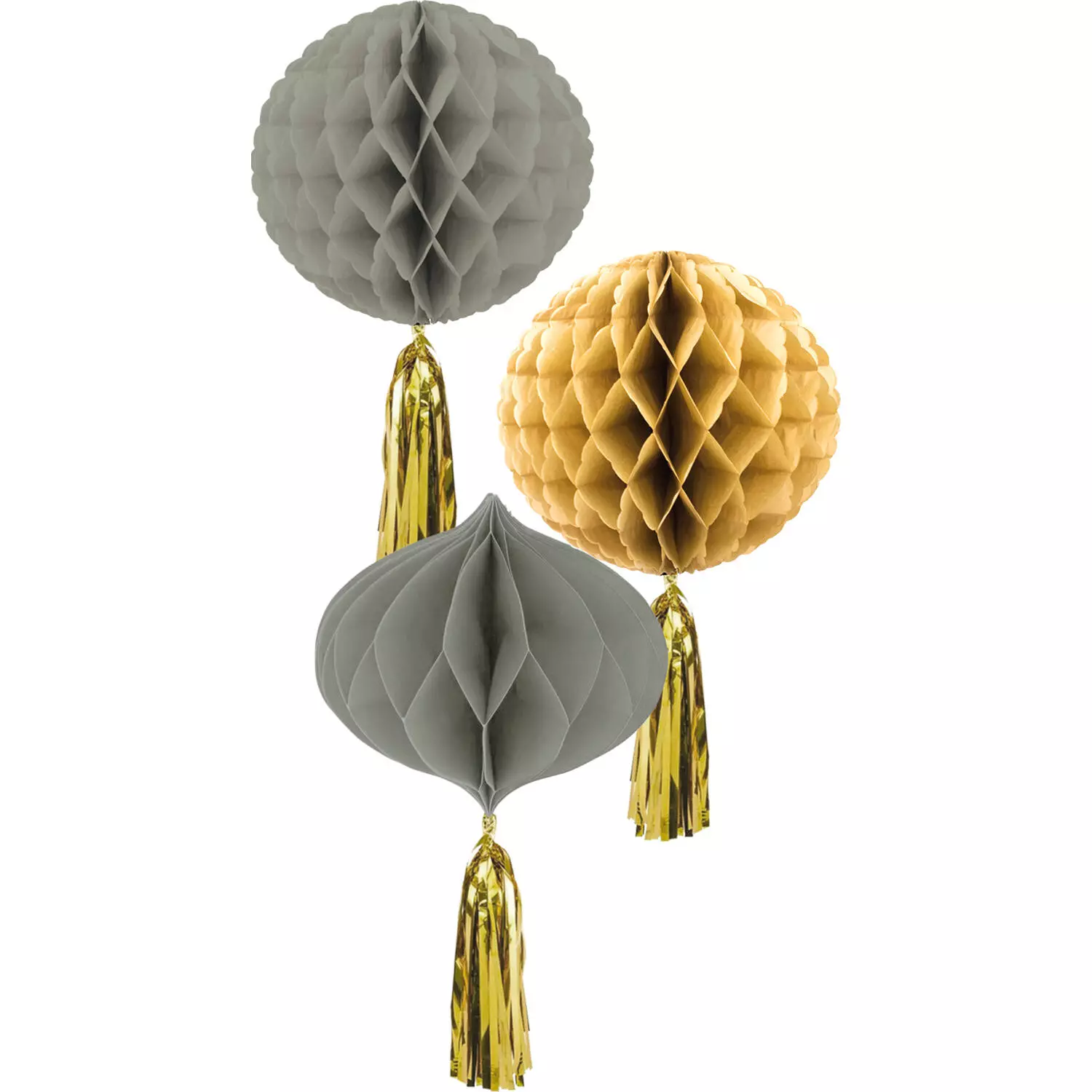 Honeycomb set golden dawn 3pk