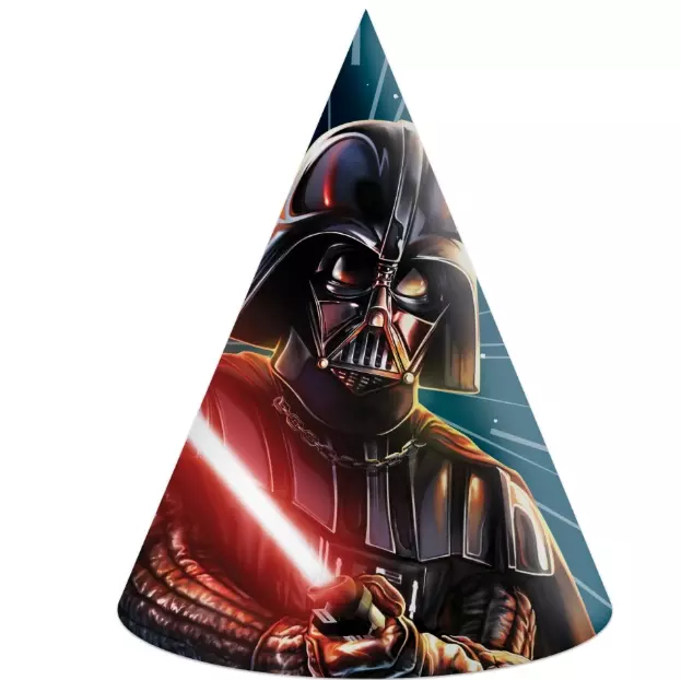 Star wars bursdagshatter 6pk