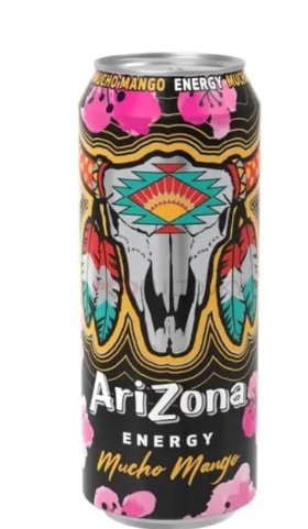 ARIZONA ENERGY MUCHO MANGO CAN 500ml