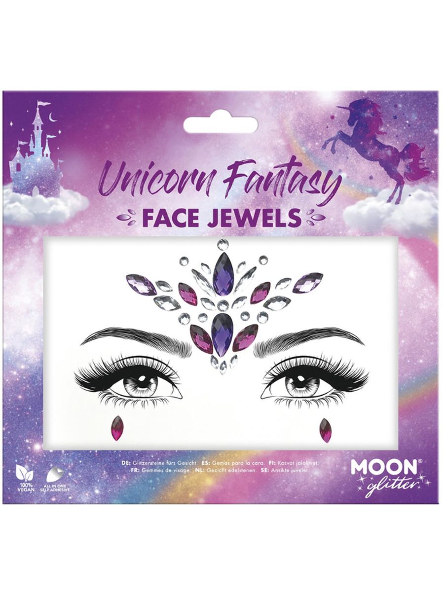 Face jewels unicorn fantasy