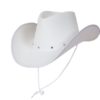 Cowboyhatt Texan hvit