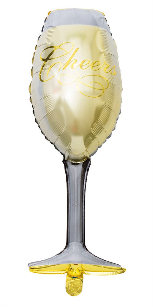 Folieballong Champagneglass