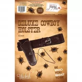Deluxe cowboybelte svart