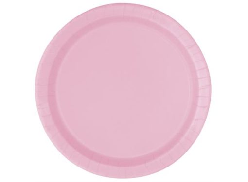 Fat ensfarget lys rosa 18cm
