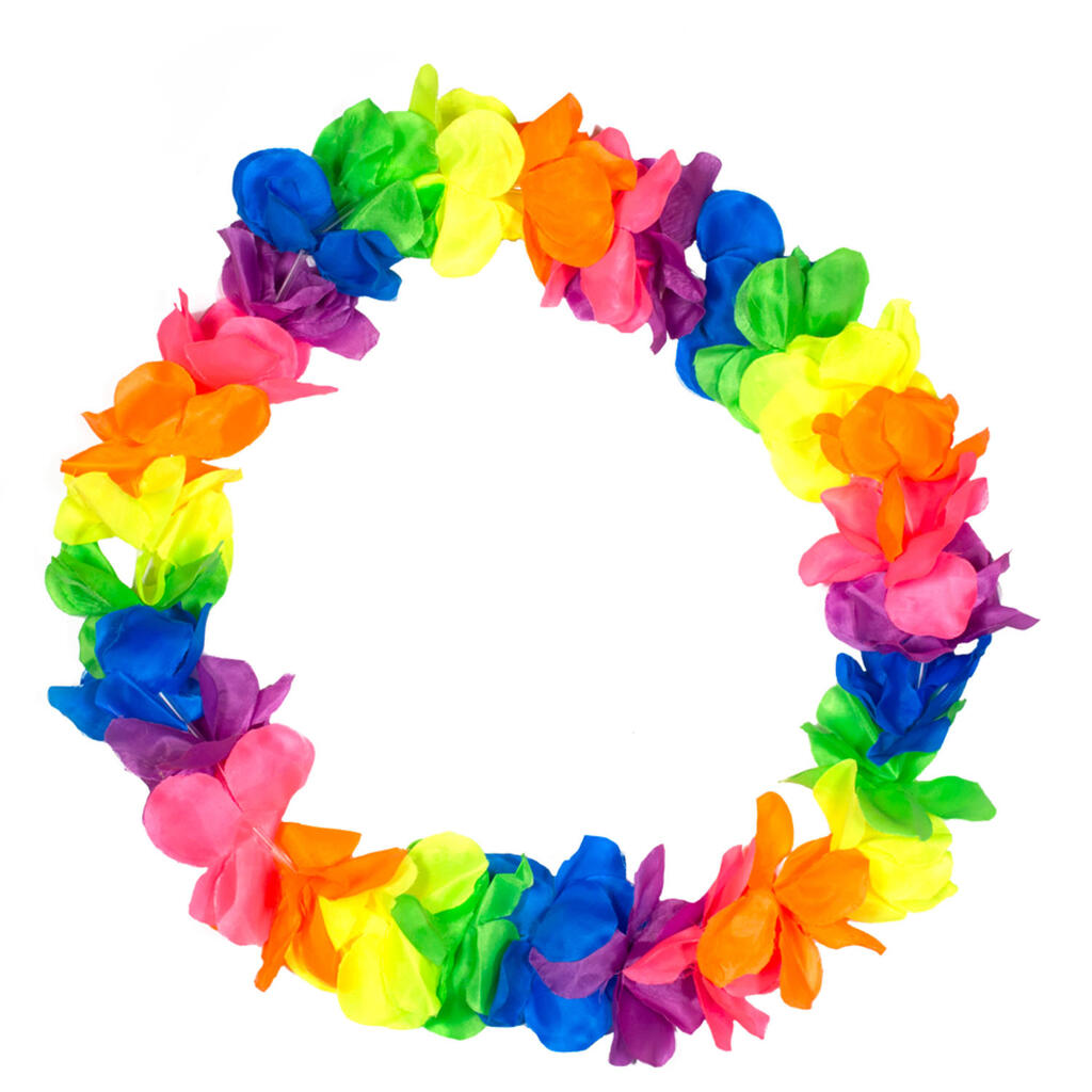 Hawaii blomsterkrans DeLuxe Rainbow