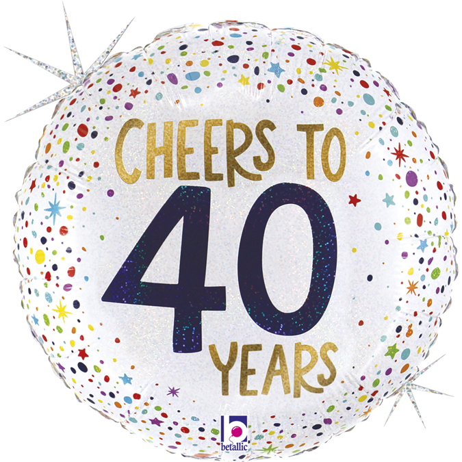 cHEERS TO 40 YEARS FOLIEBALLONG