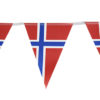 Triangle flaggbanner norske flagg 3,6m