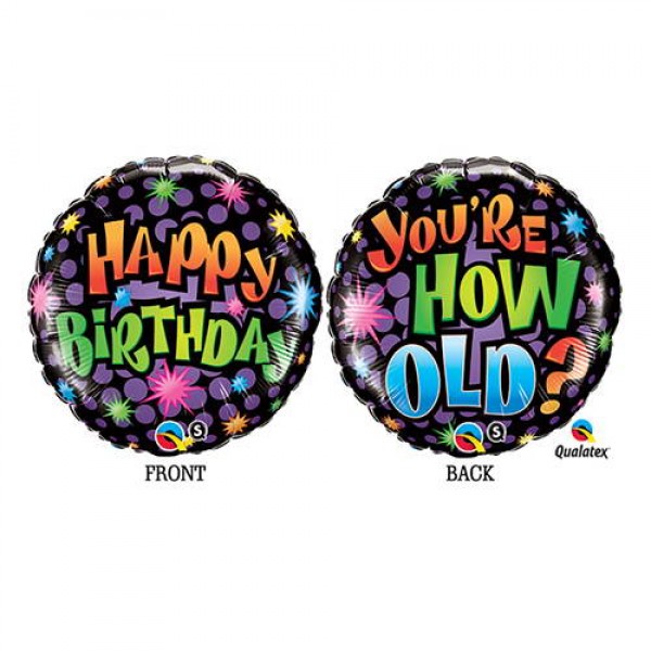 YOUR HOW OLD BIRTHDAY folie