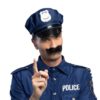 Bart Policeman mustache svart