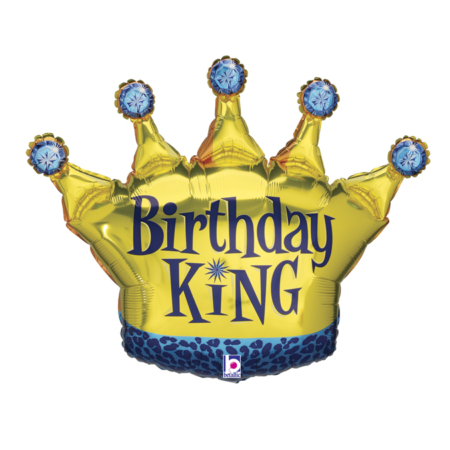 Birthday king folie 91 cm