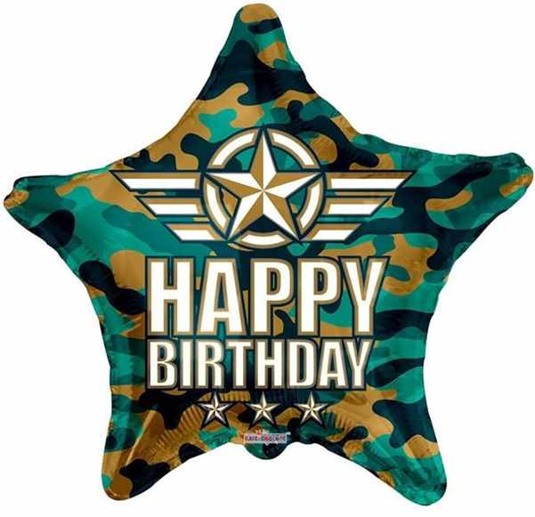 Folie army happy birthday