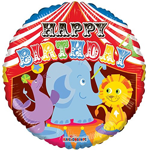 Birthday circus foil balloon 46 cm