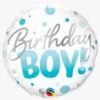 Birthday Boy Blue Dots folie