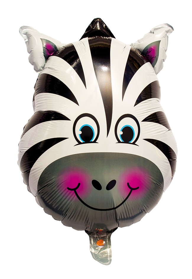 Folieballong Zebra 44x56 cm