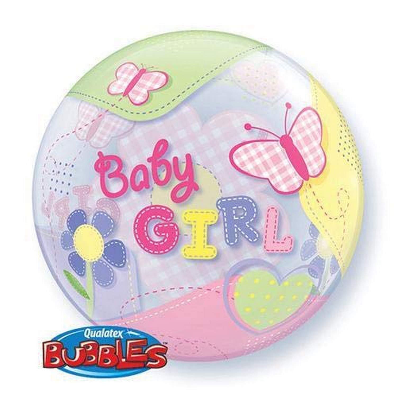 Baby Girl Butterflies 22" BUBBLE