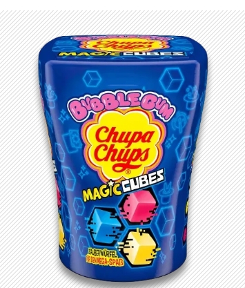 Chupa chups bubble gum magic cubes