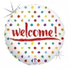 Welcome prikkete folieballong