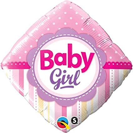 Baby Girl Dots & Stripes 18R (45 CM) Suprafoil