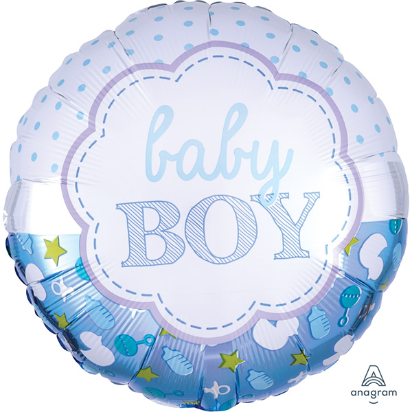 Baby boy ballong blå