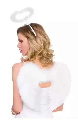 Hvite vinger og glorie