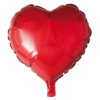 Folieballong rødt hjerte