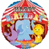 Birthday circus foil balloon 46 cm