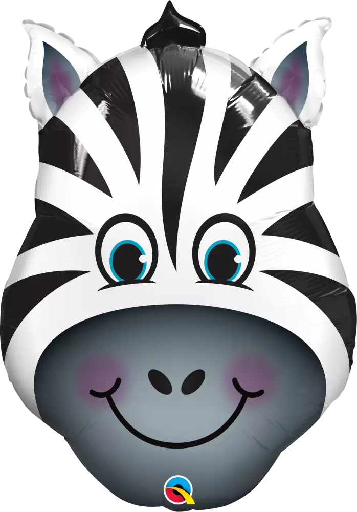 Zany Zebra 32" (81 cm) Suprafoil