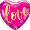 Love gold folieballong