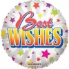 Best wishes stars foil balloon 46 cm