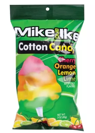MIKE AND IKE COTTON CANDY CHERRY & LIME PEG BAG 85g