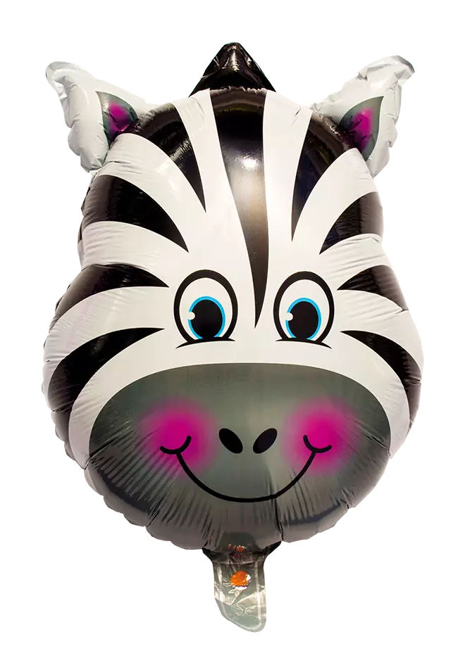 Folieballong Zebra 44x56 cm