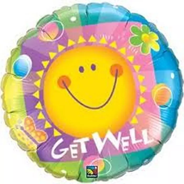 Folieballong Get Well 91 cm