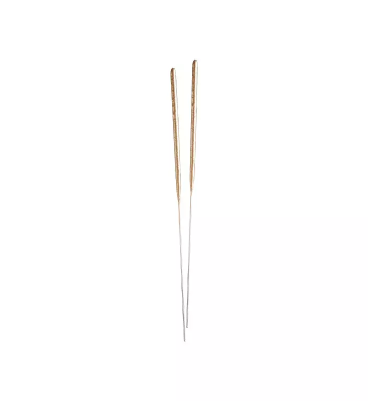 10 pk stjerneskudd gull 18cm