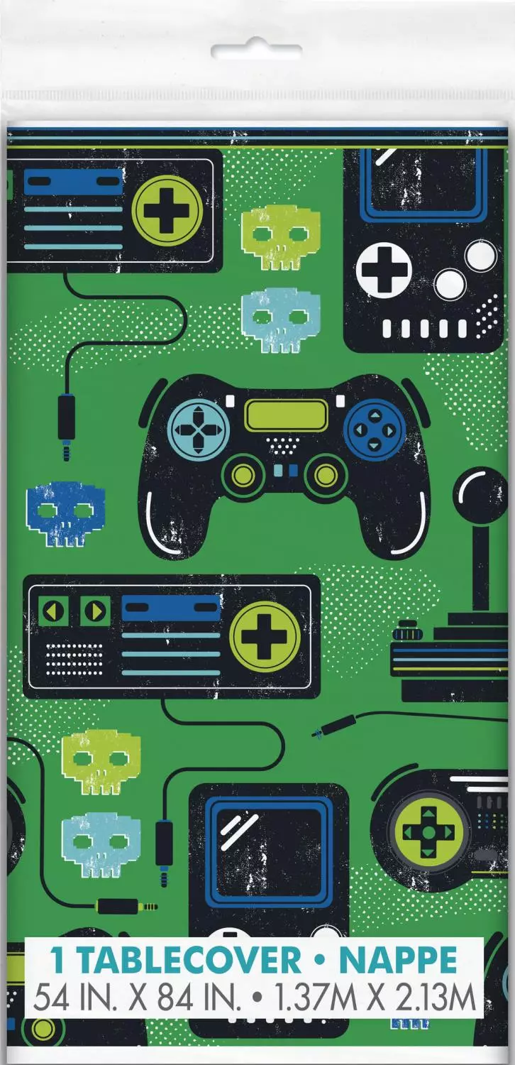 Gamer party plastduk 137x213cm