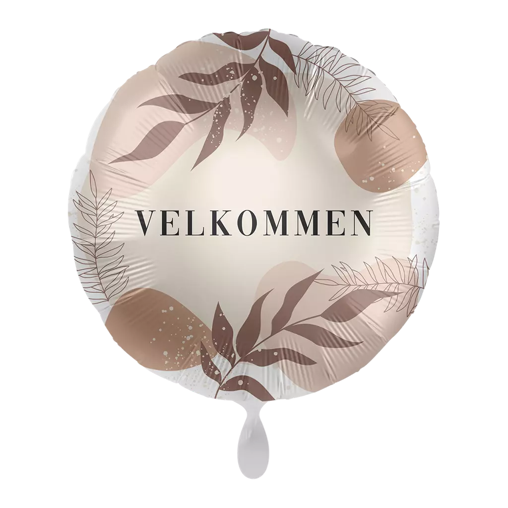 Velkommen folieballong - Organisk