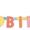 Letterbanner happy birthday kids 1,6m