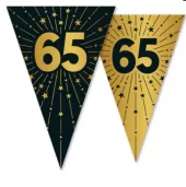 Flaggbanner 65 år golden celebrations 10 meter