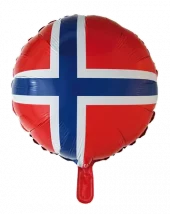 Folieballong Norske flagg