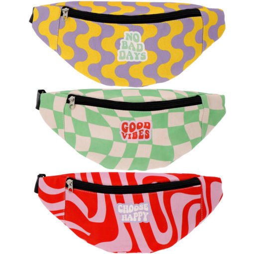 Rumpetaske "Good Vibes" ass.farger