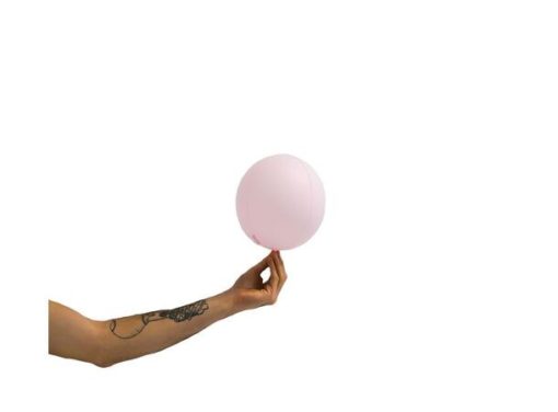 Ballongball folie Pastell Rosa 18cm