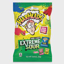 Warheads extreme sour hard candy