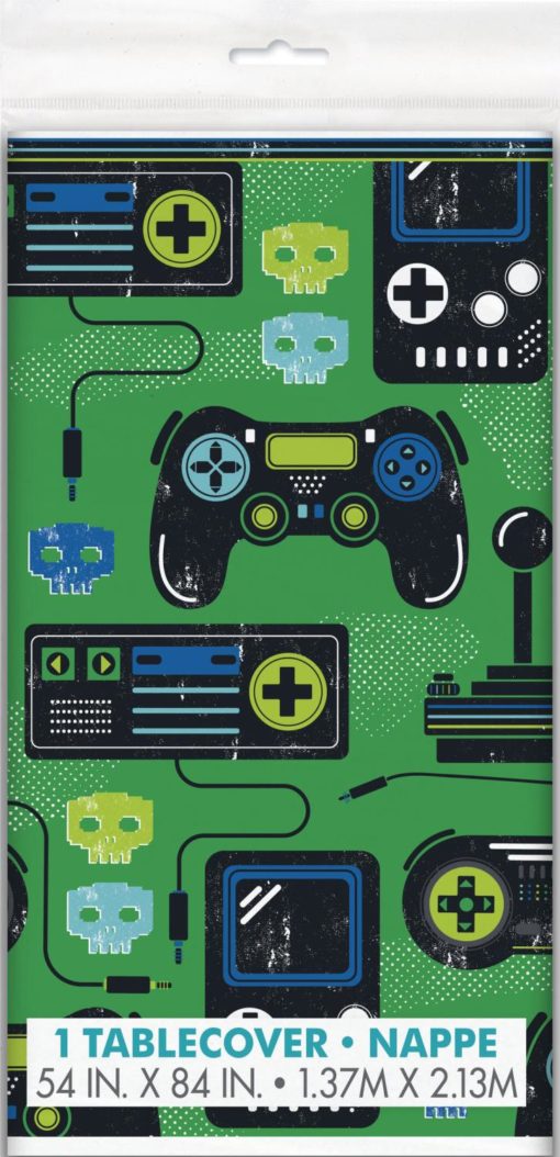 Gamer party plastduk 137x213cm
