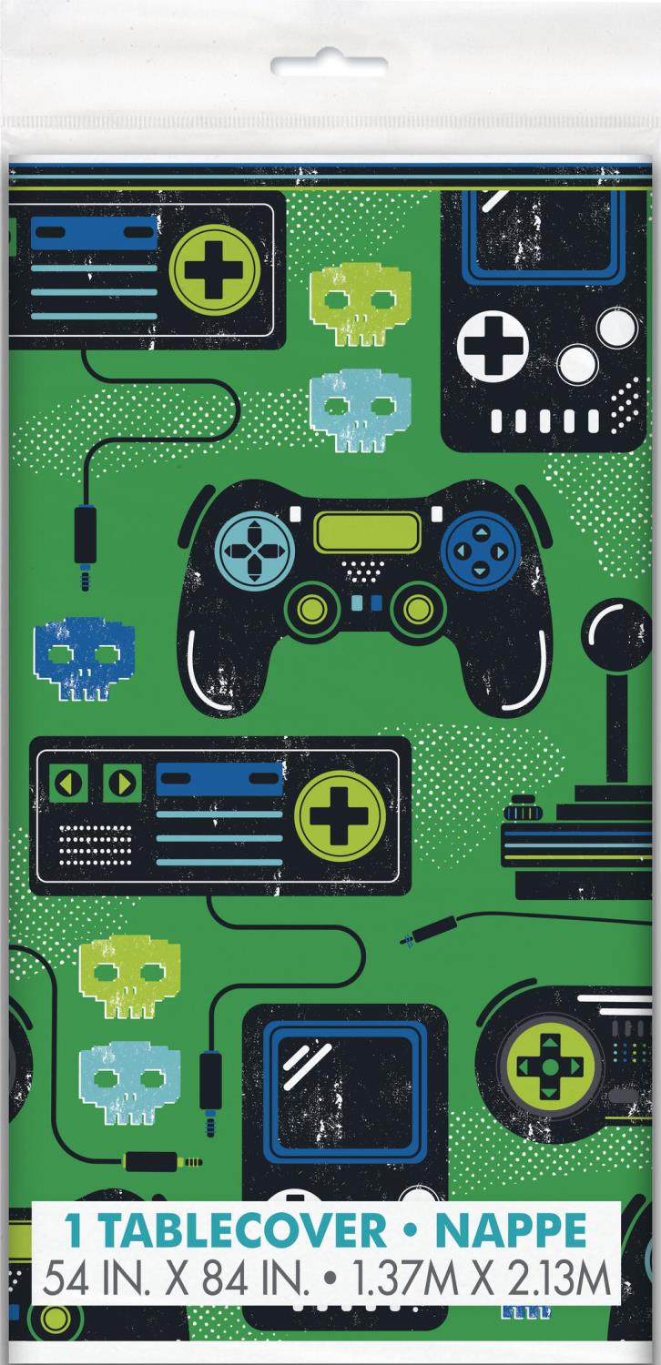 Gamer party plastduk 137x213cm