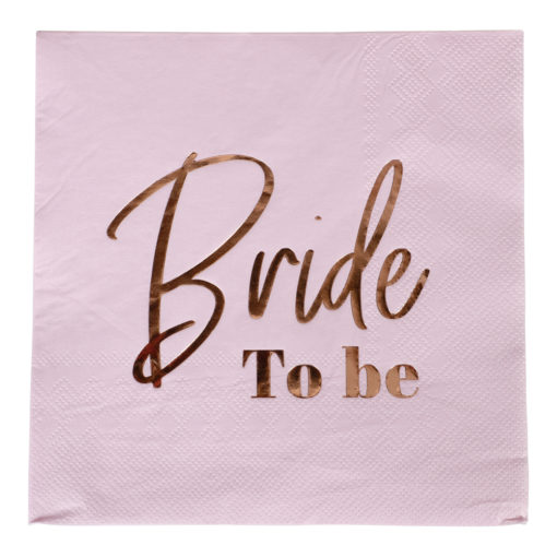 Bride to be servietter 16pk