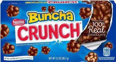 Buncha crunch milk chocolate video box 91g