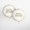 Confetti gold birthday folieballong