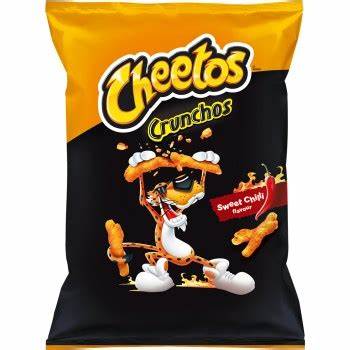 Cheetos crunchos sweet chilli 165g