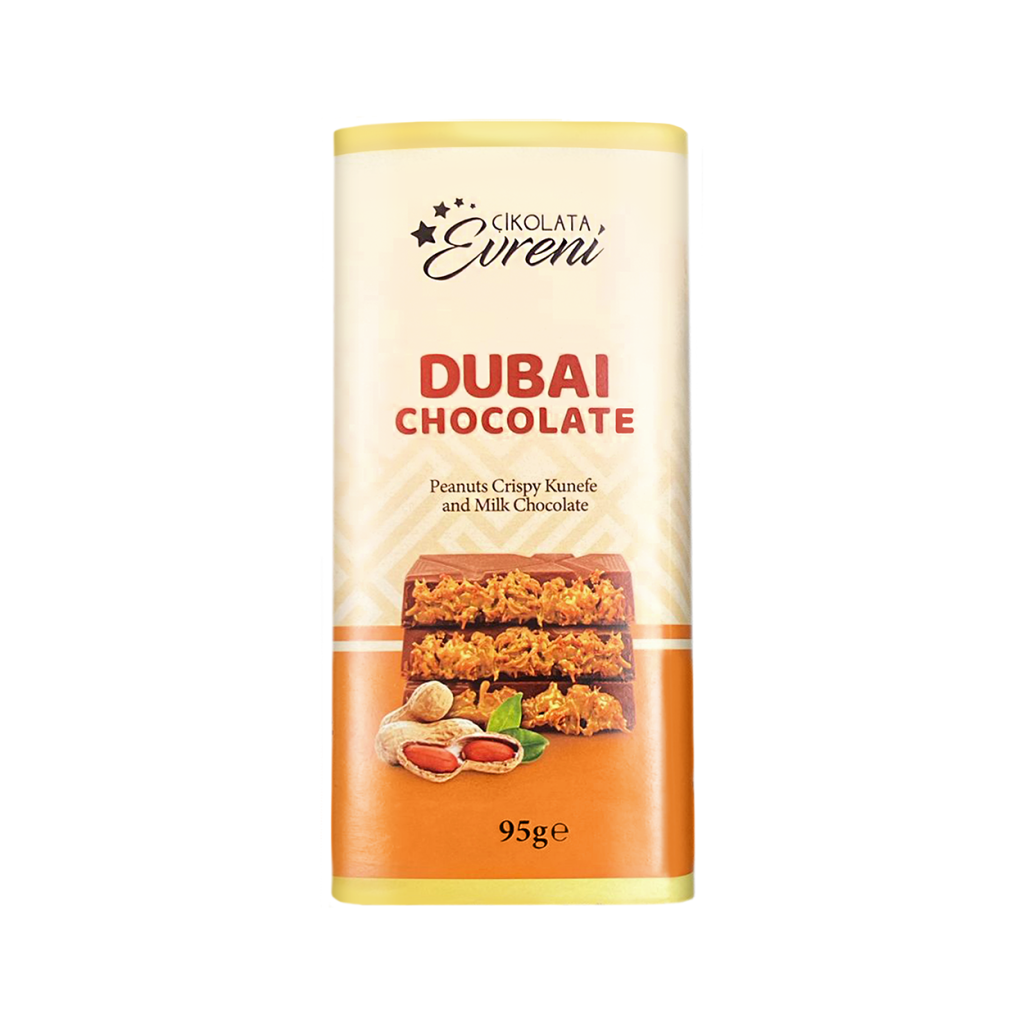 Eureni Dubai Chocolate Peanuts Crispy 95g