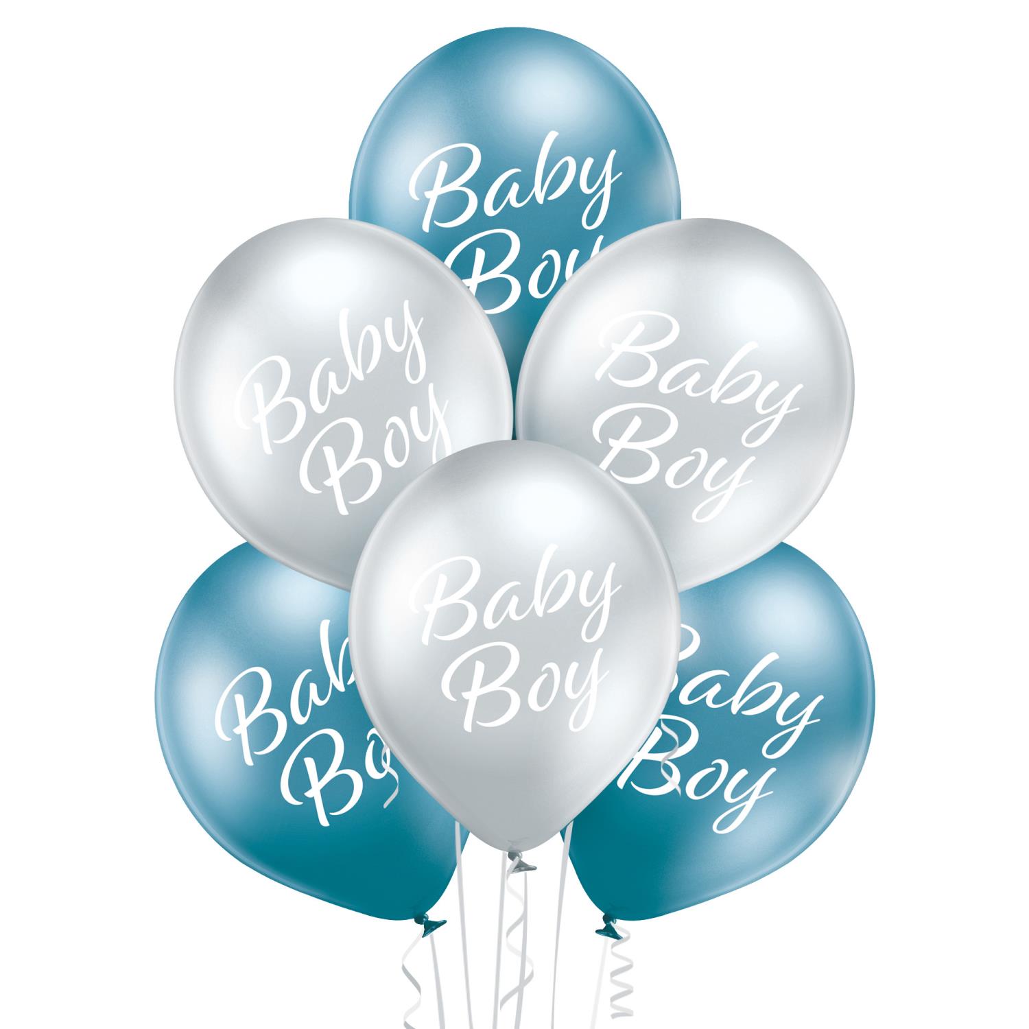 Belbal baby boy glossy ballonger 6pk 30cm Ø