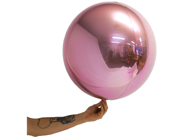 Speilballong rosa 50cm
